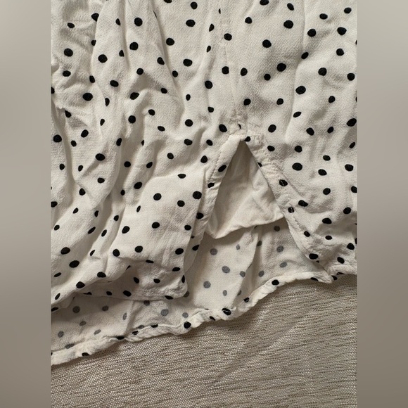 Abercrombie & Fitch Dress Size S Women’s Long Sleeve High Neck Polka Dot Mini - Picture 7 of 8